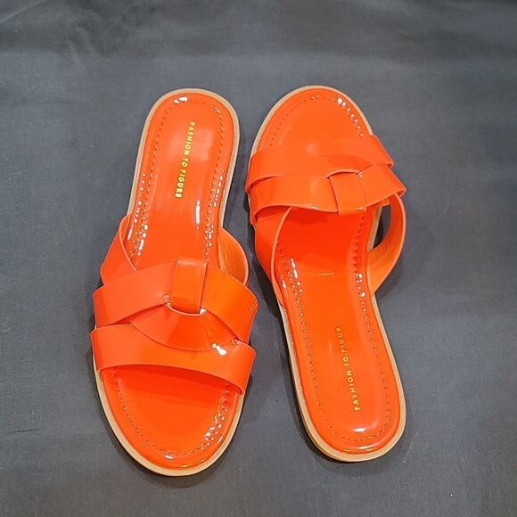 BRAND NEW FASHION TO FIGURE TIANA WIDE WIDTH SLIP-ON FLATS SANDAL - Picture 4 of 14